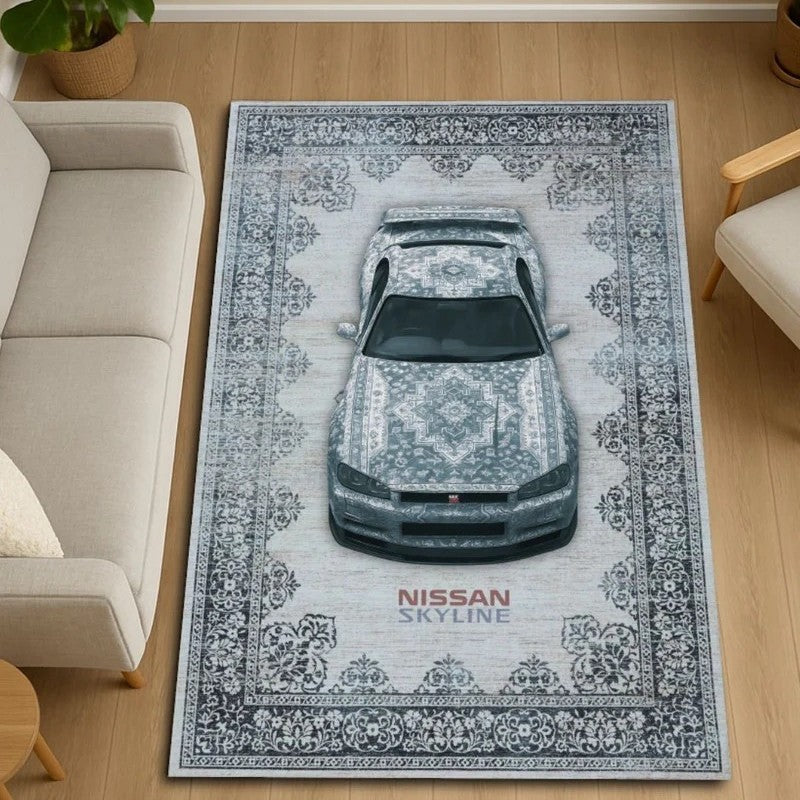 Persian Style Automotive Floor Rug | Exclusive Luxury Design