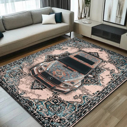 Persian Style Automotive Floor Rug | Exclusive Luxury Design