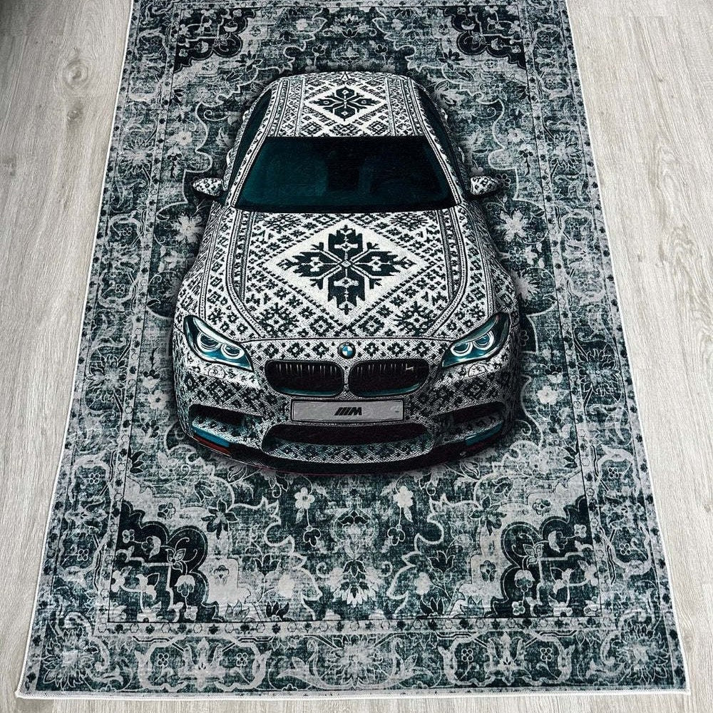 Persian Style Automotive Floor Rug | Exclusive Luxury Design