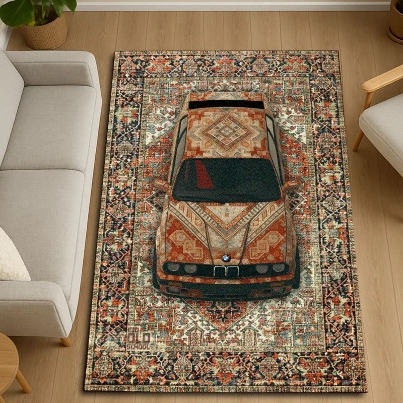 Persian Style Automotive Floor Rug | Exclusive Luxury Design
