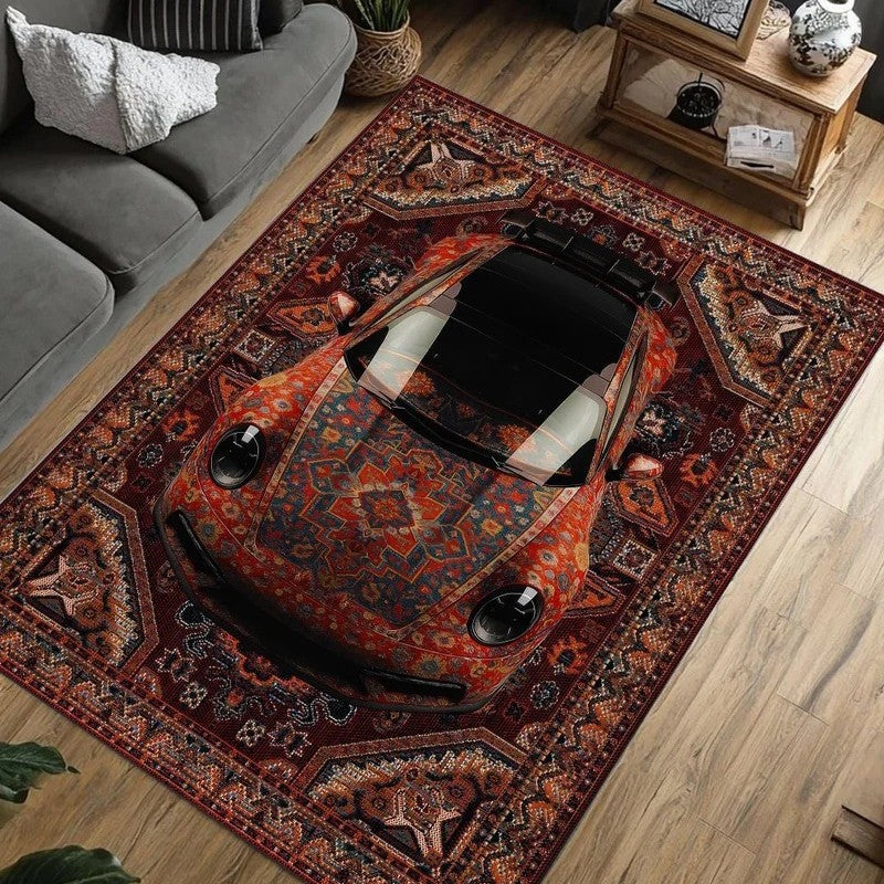 Persian Style Automotive Floor Rug | Exclusive Luxury Design