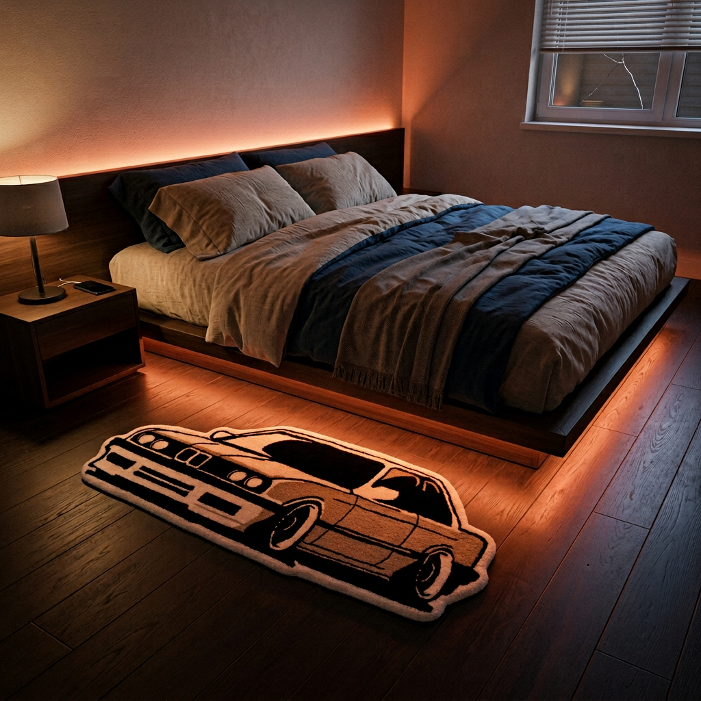 Styled product in a home setting
