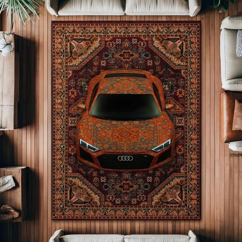 Persian Style Automotive Floor Rug | Exclusive Luxury Design