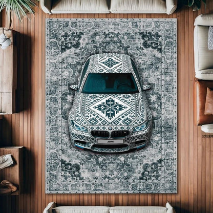 Persian Style Automotive Floor Rug | Exclusive Luxury Design