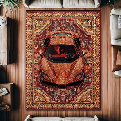 Persian Style Automotive Floor Rug | Exclusive Luxury Design