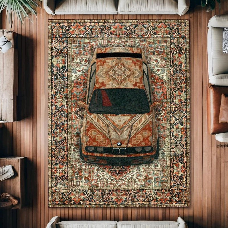 Persian Style Automotive Floor Rug | Exclusive Luxury Design