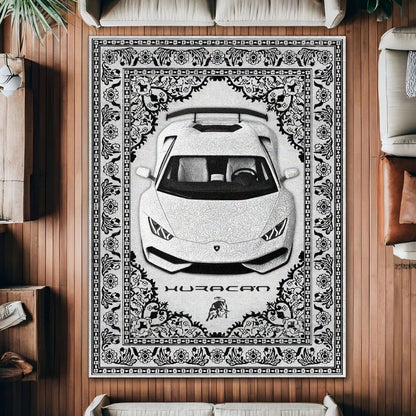 Persian Style Automotive Floor Rug | Exclusive Luxury Design