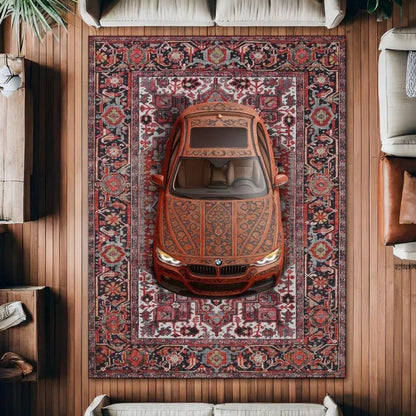 Persian Style Automotive Floor Rug | Exclusive Luxury Design