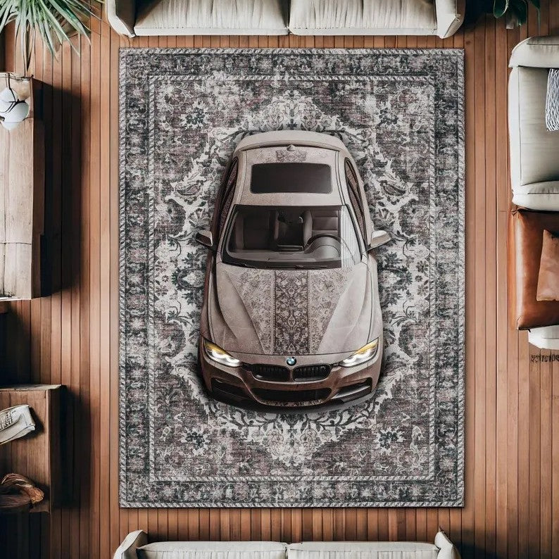 Persian Style Automotive Floor Rug | Exclusive Luxury Design
