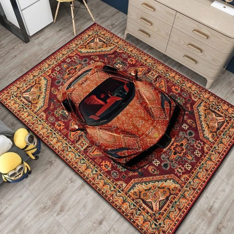 Persian Style Automotive Floor Rug | Exclusive Luxury Design
